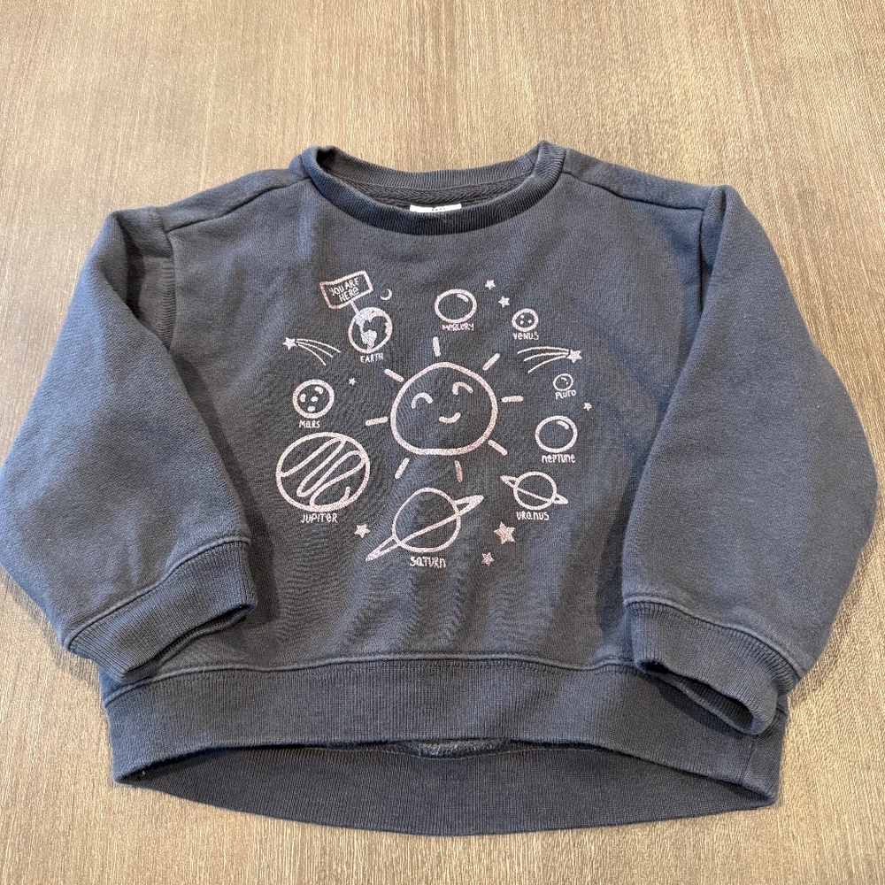 Gap Toddler Solar System Universe Sweatshirt